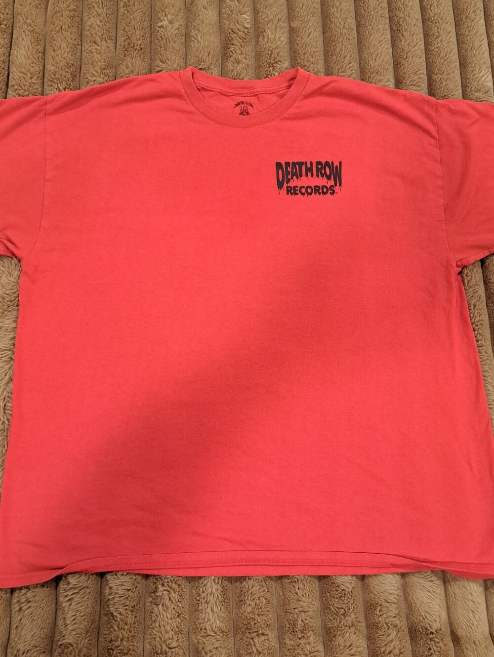Rue 21 Red Death Row Records Short Sleeve Tee Size 2XL